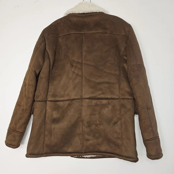 Zara Men faux sherpa winter coat size XLarge - Picture 9 of 12